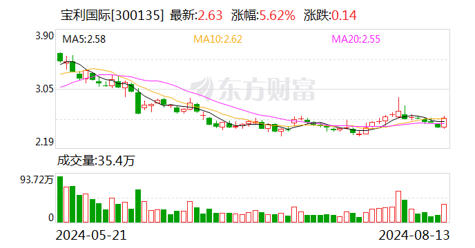 宝利国际：西藏宝利为公司控股子公司 公司持有西藏宝利65%股权