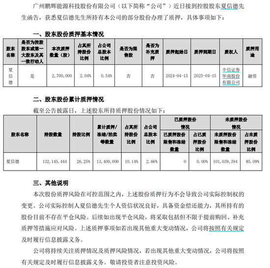 广告带火“固态电池”，鹏辉能源暴涨后发声：炒作股价？不存在