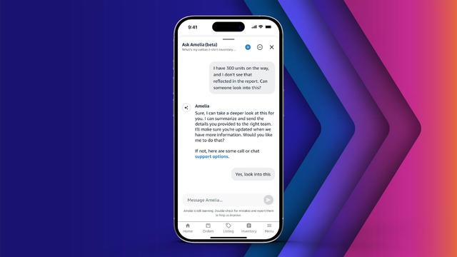 亚马逊发力电商AI，推出第三方卖家助手Amelia