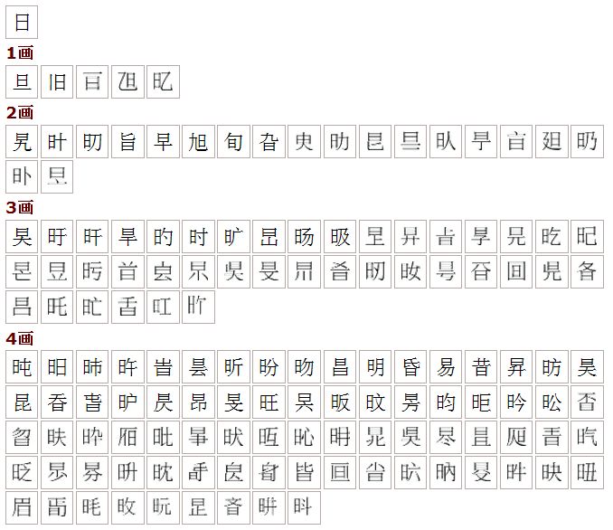 头条日字加一笔有哪些字300个，有关日字加一笔有哪些字的详情