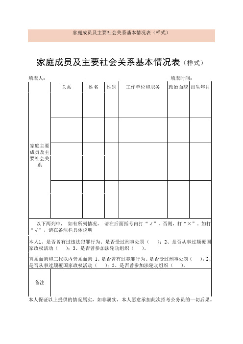 分享入党志愿书主要社会关系填哪些人，关于主要社会关系填哪些人的详情