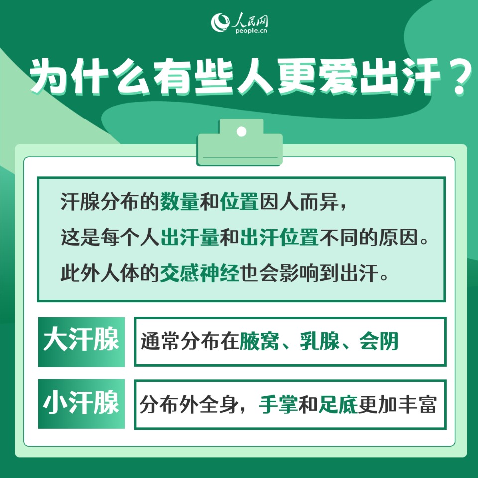 胖的人为什么容易出汗有关为什么容易出汗的详细内容