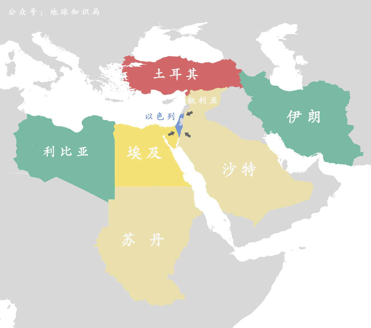 中东有哪些国家属于亚洲包括中东有哪些国家的具体内容