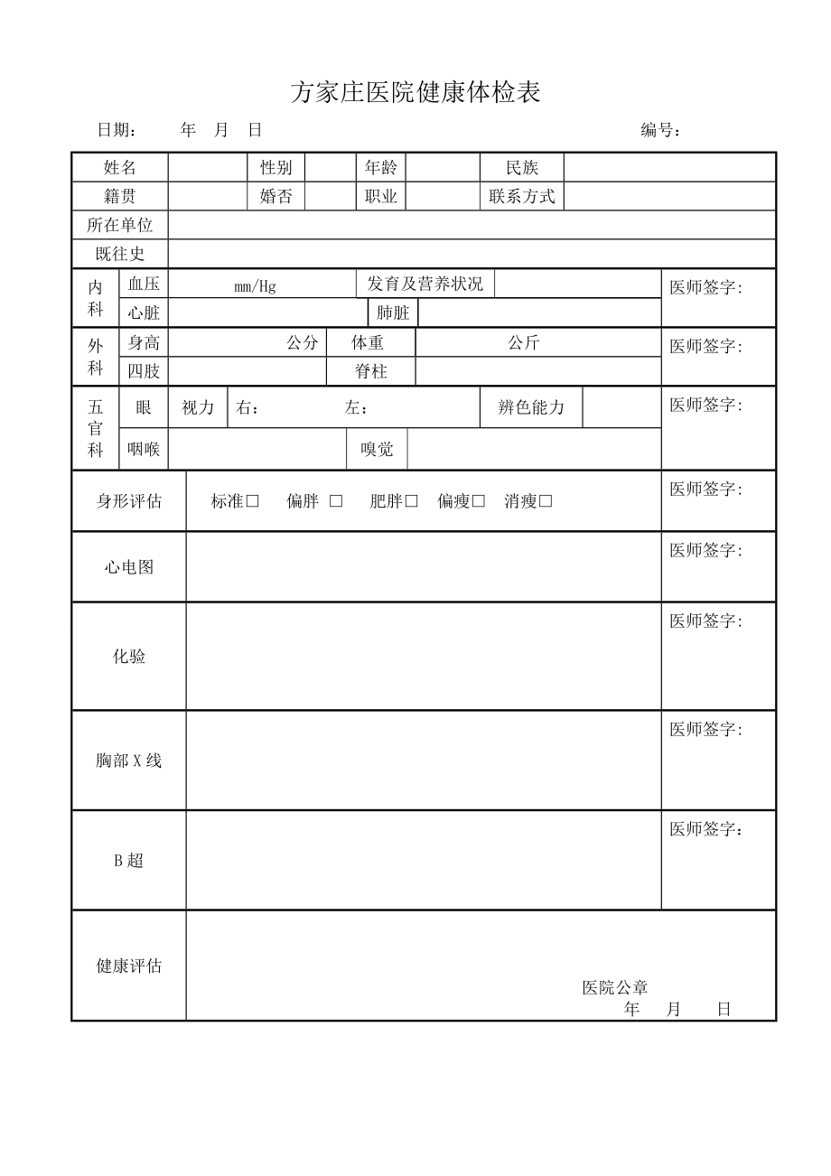 申通快递入职体检项目有哪些和入职体检项目有哪些的详细介绍