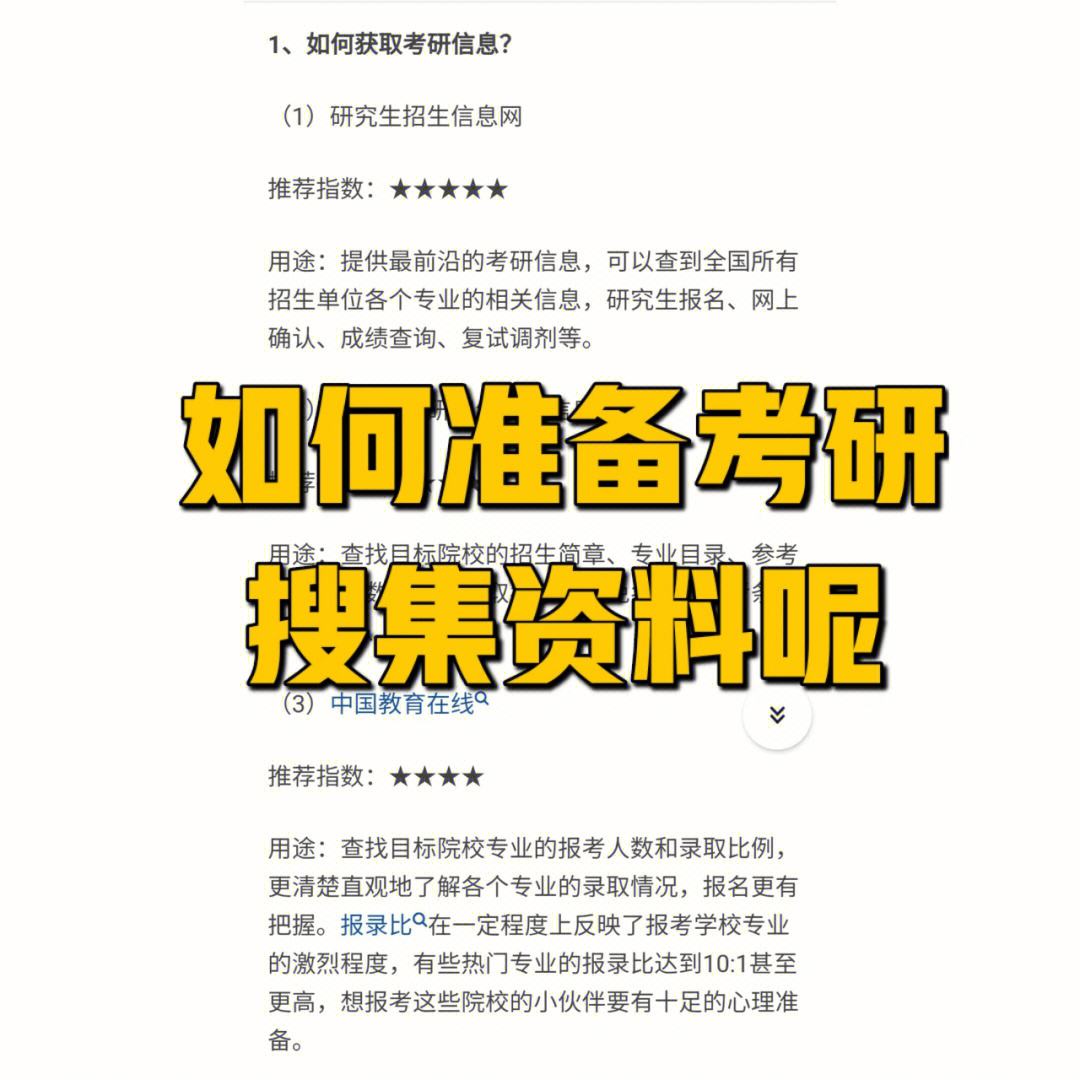 如何准备考研包括如何考研的具体内容